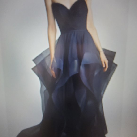 Basic Black Label - Sweetheart Cascade Gown - Picture 1 of 11